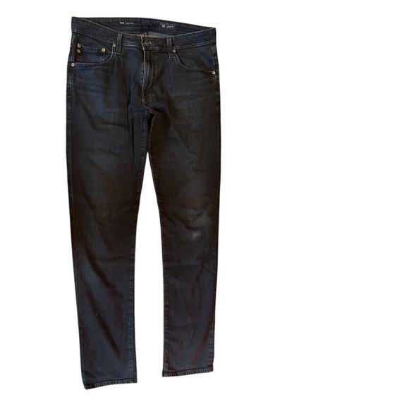 AG Adriano Goldschmied The Tellis Modern Slim Dark Wash Denim Jeans Mens 34 x 34 - Picture 3 of 9